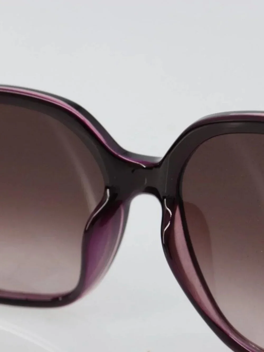 Salvatore Ferragamo Gancini Sunglasses plastic Purple Auth 180951M